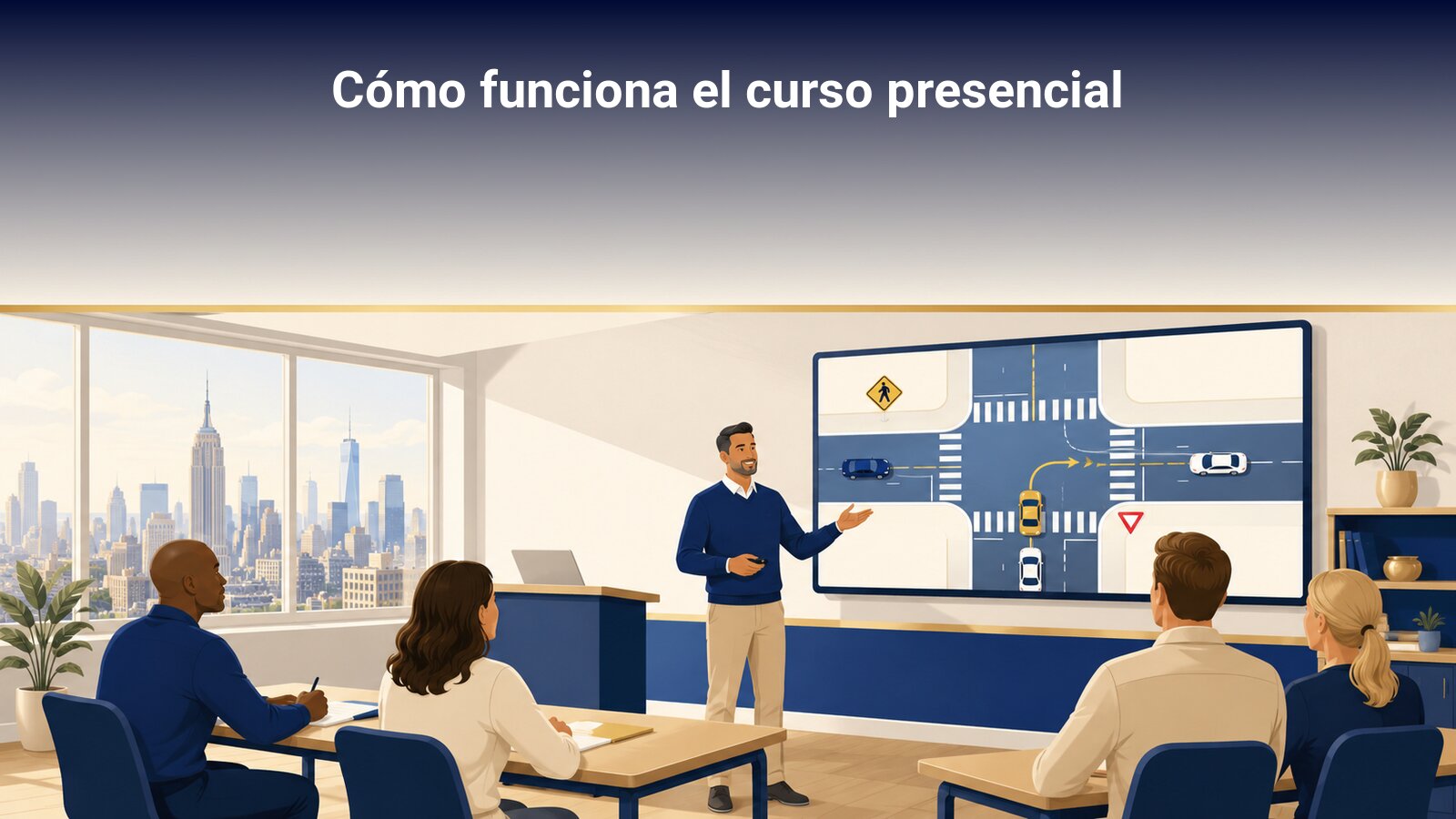 Cómo funciona el curso presencial