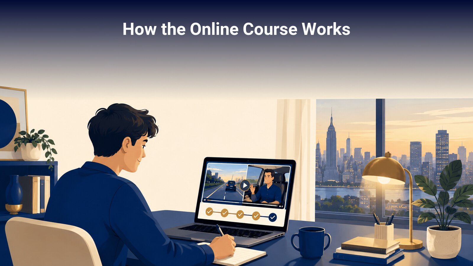 How the Online Course Works